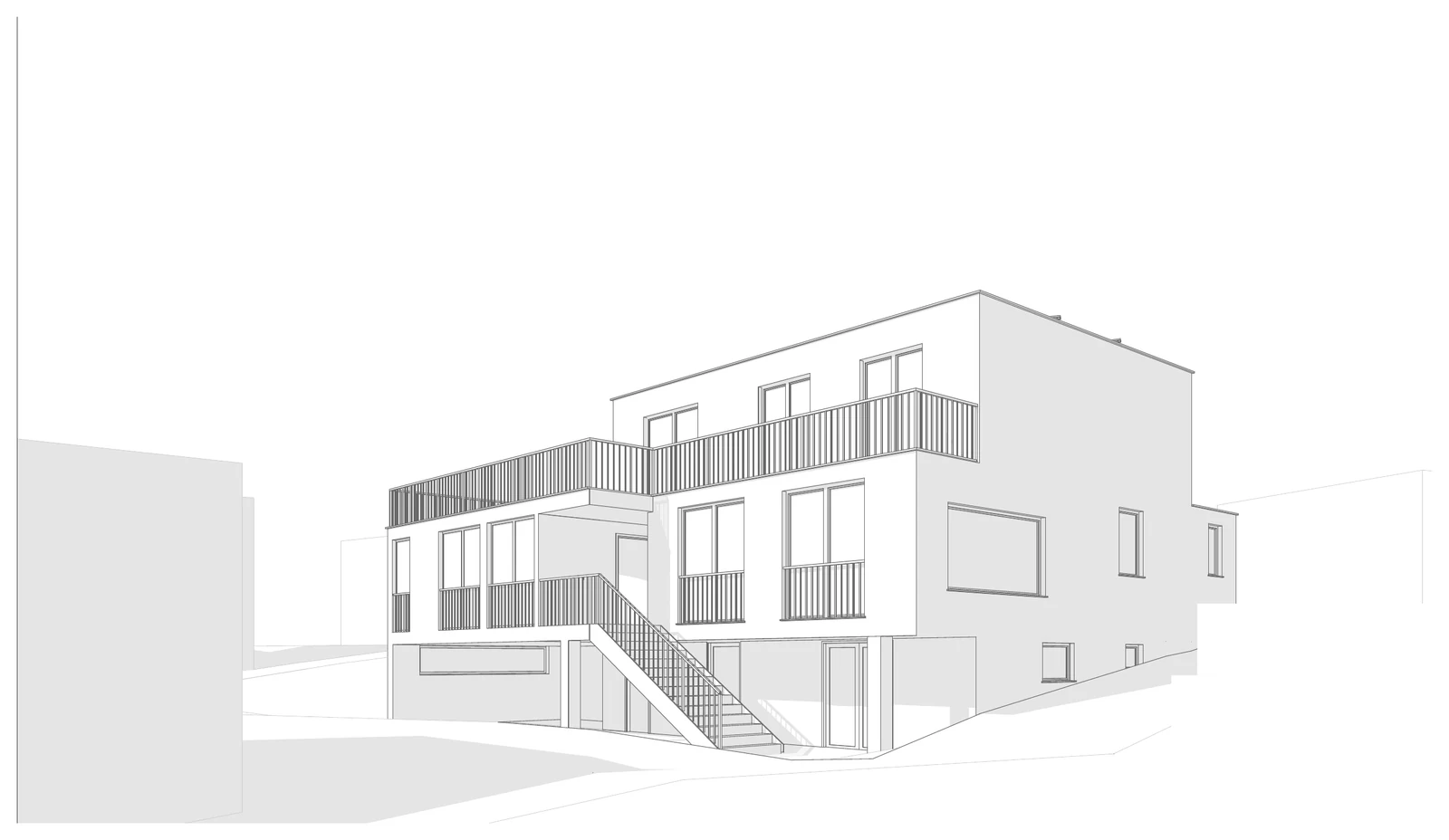 Umbau und Erweiterung Einfamilienhaus — Abbildung 3